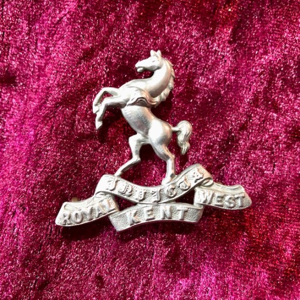 Royal West Kents Cap Badge6